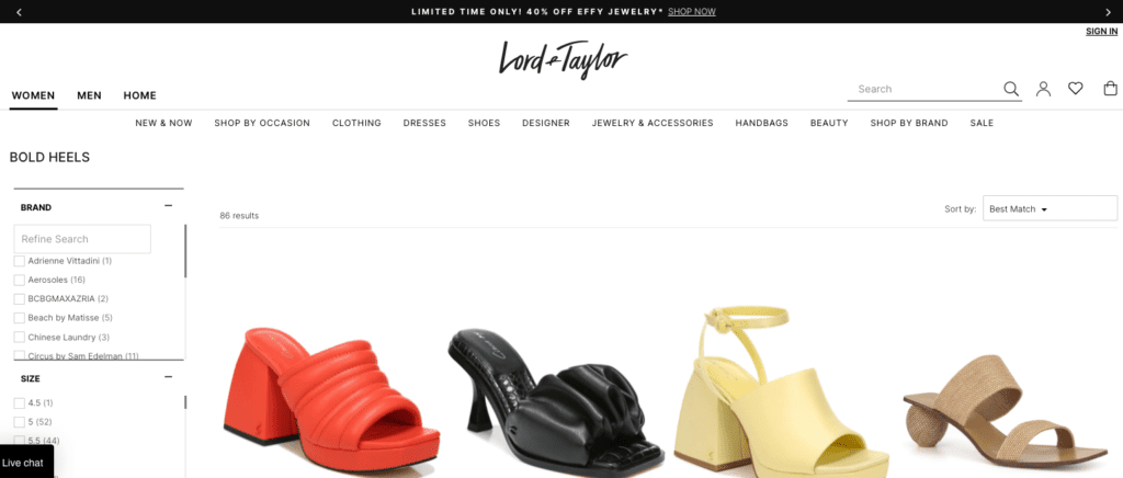 Lord & Taylor Heels Collection