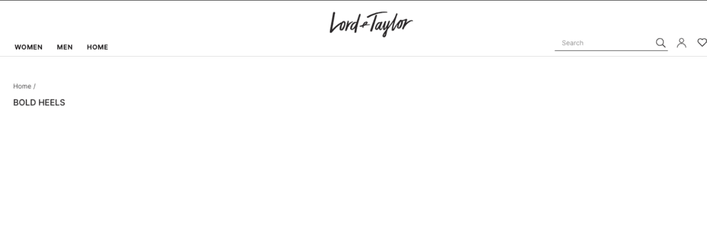 Lord & Taylor Heels Collection - No JavaScript