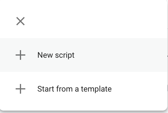 New Google Ads Script
