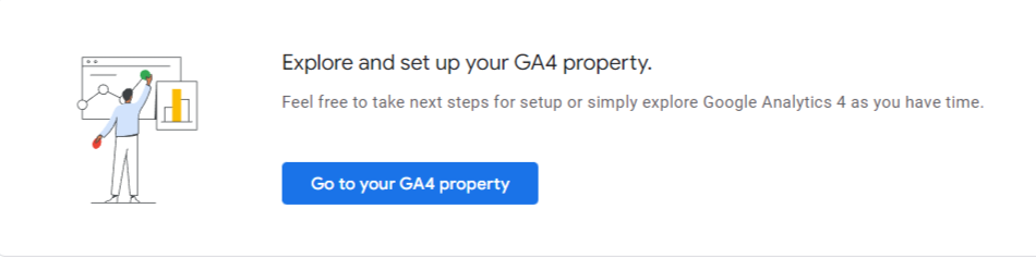 go to ga4 property