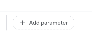 the add parameter button 