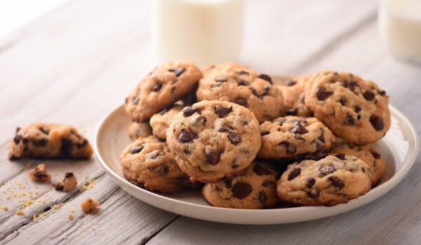 a plate of delicious cookies