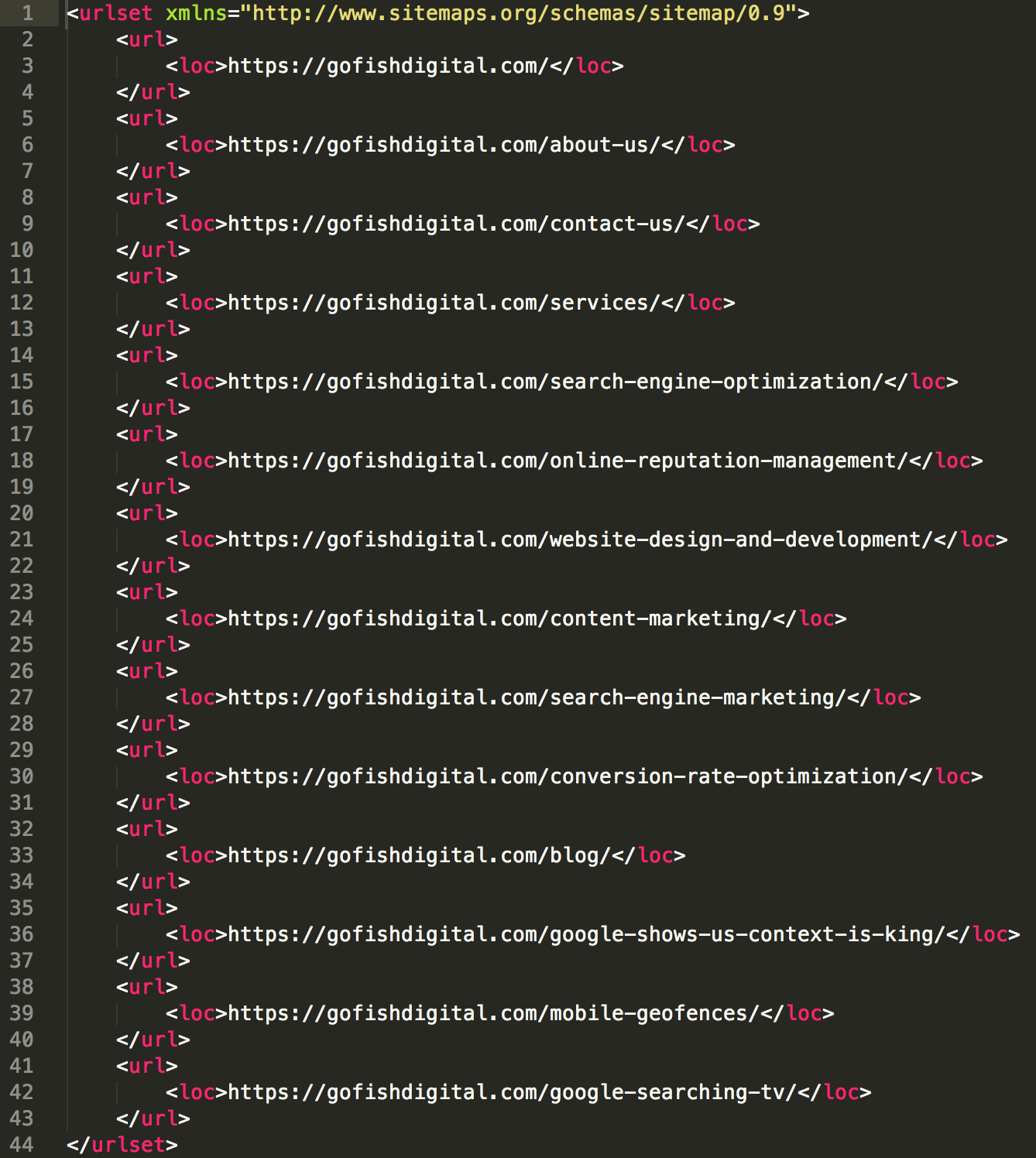 How to Create a Sitemap - Code to use