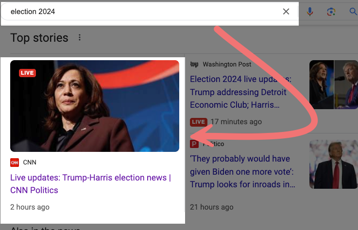 SEO Case Study: How CNN Dominates Searches For The 2024 Election featured cover image