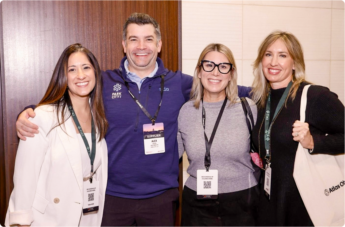 Mya Surrency and Jaimie Hart with the Visit Park City Team