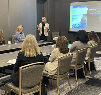 Mya Surrency Presenting to Los Angeles Tourism