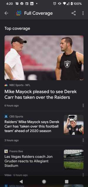 Google Newscasts - Oakland Raiders