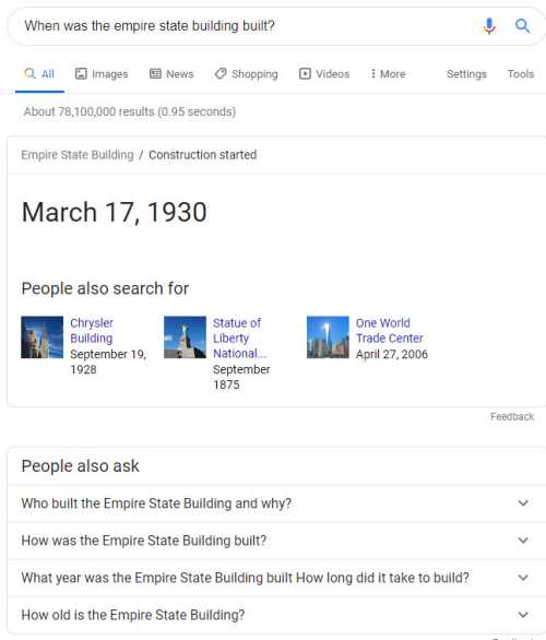 people also ask about the Empire State Building